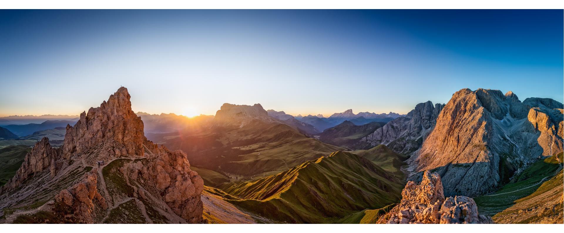 Alba sulla Forcella Denti di Terrarossa