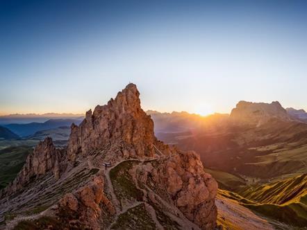 Alba sulla Forcella Denti di Terrarossa