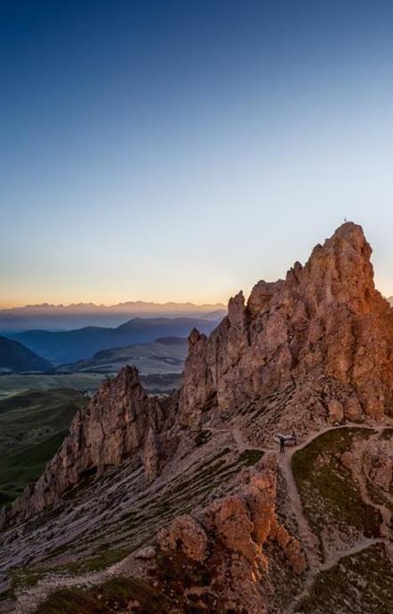 Sunrise over the Rosszahn ridge