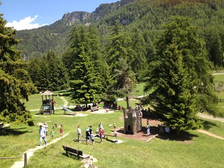 Der Spielplatz auf der Marinzenalm