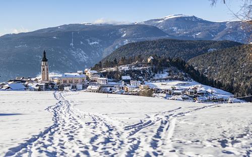 Castelrotto in inverno