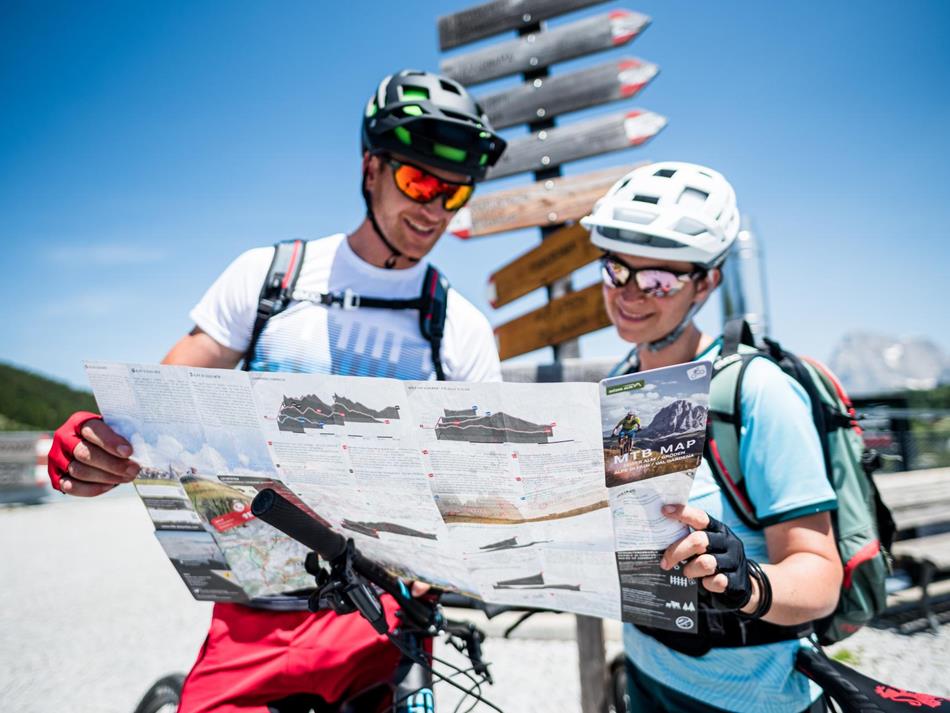 Tour in bici intorno all'Alpe di Siusi