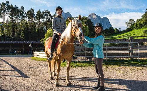 Two female riders