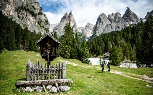 Hiking in summer