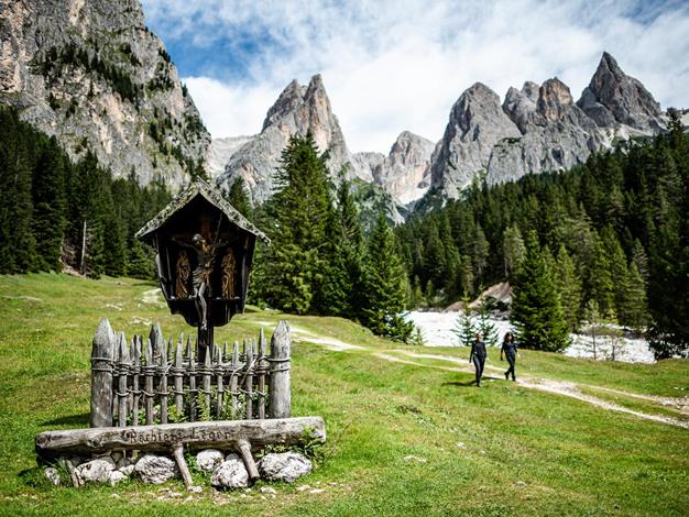 Hiking in summer