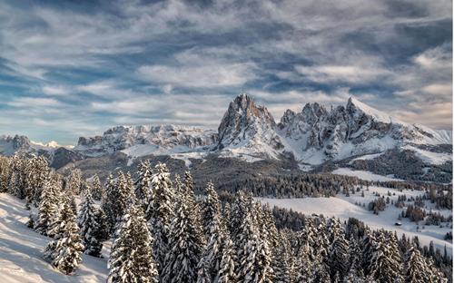 Le Dolomiti in inverno