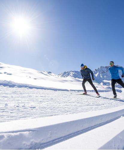 Cross-country trails as far as the eye can see.