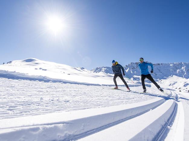 Open cross-country ski trails