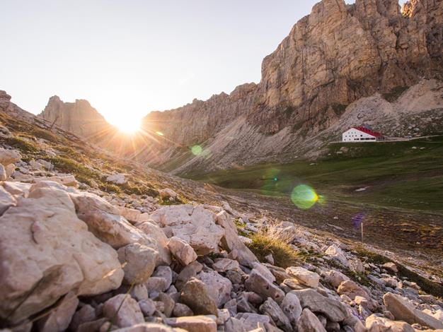 Dolomites World Heritage Geotrail - stage 4: from Tierser Alpl hut to St. Ulrich