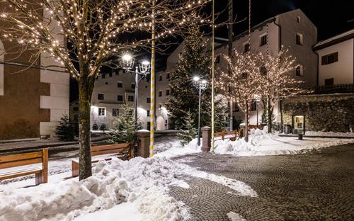 Castelrotto in una notte d'inverno