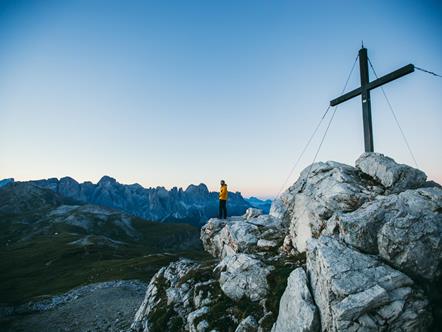 In cima ad una montagna