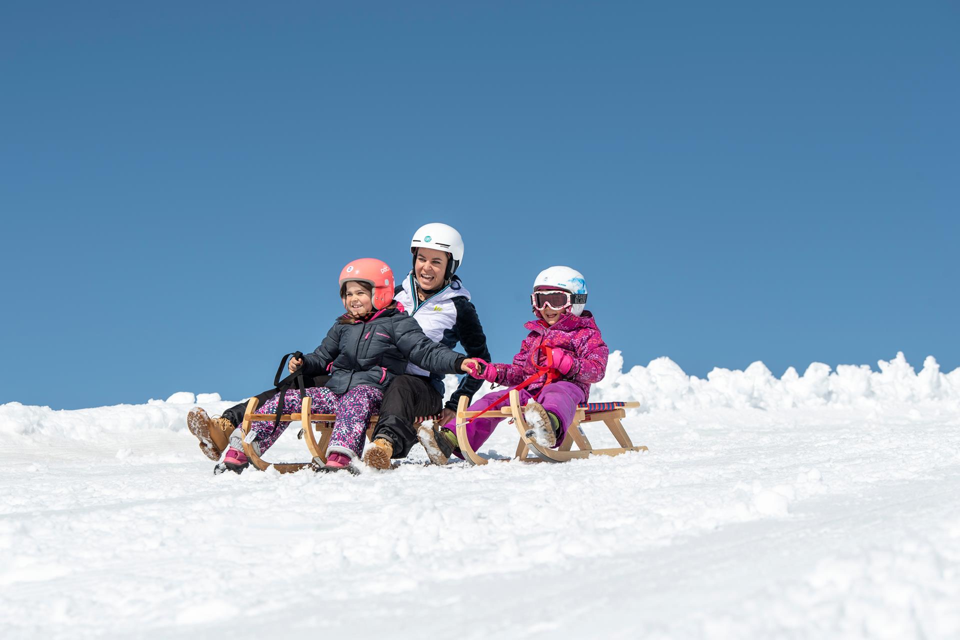 Slittare sull'Alpe di Siusi - Consigli per le famiglie