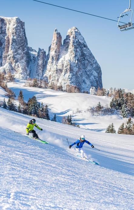 Skiing fun on 181 km of ski slopes