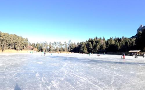 Ice skating