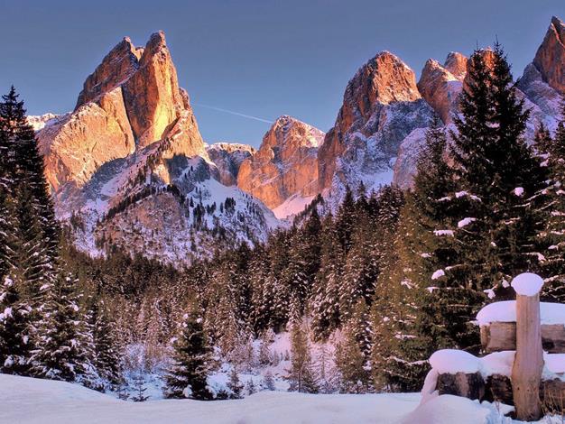 La Val Ciamin in inverno