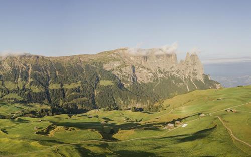 The Schlern massif in summer