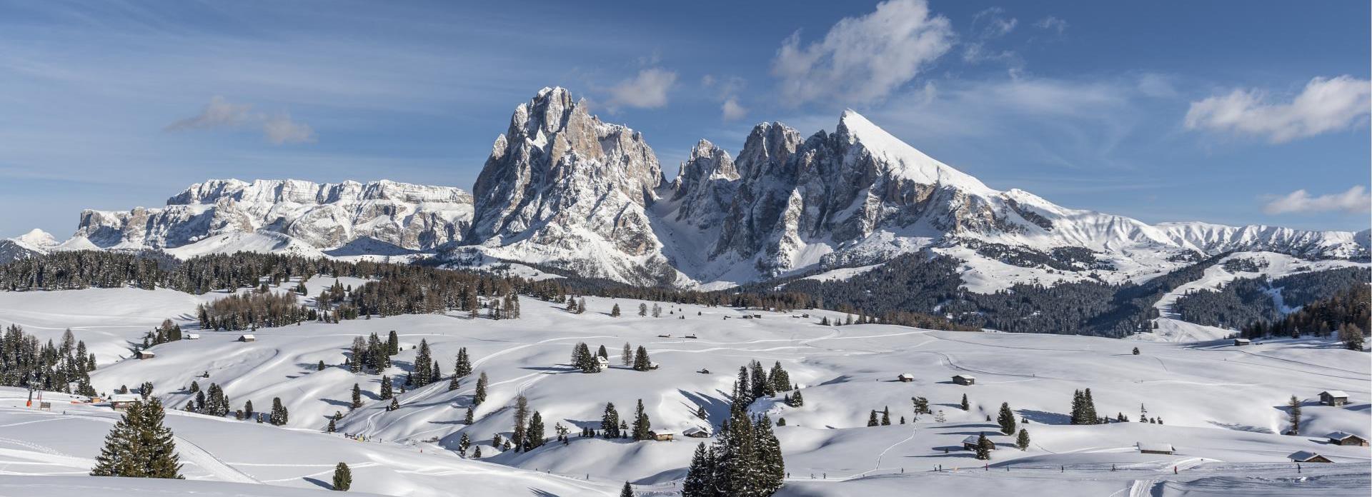 L'Alpe di Siusi in inverno