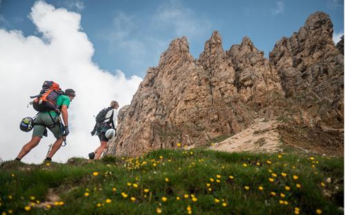 Arrampicata nelle Dolomiti