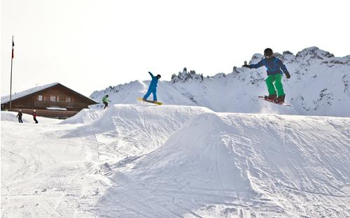 “Freestyle” across the Seiser Alm