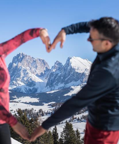 Un caro saluto dall'Alpe di Siusi.