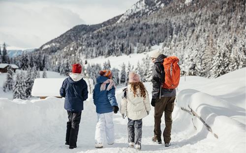 Wanderung im Schnee