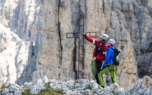 Selfie all'arrivo