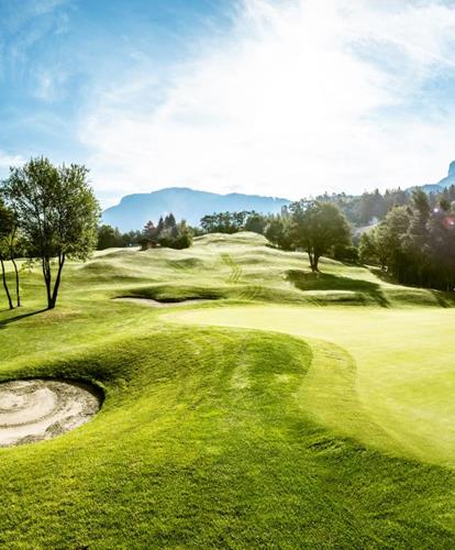 Einlochen am spannendsten Golfplatz Europas.